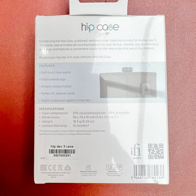 英國 iFi Audio hip-case HIP-DAC 1 2 3 原廠專屬皮套 台灣公司貨7