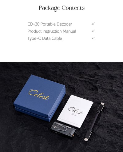 Celest CD-30 便攜USB DAC耳擴 ES9039Q2M旗艦解碼 小尾巴10