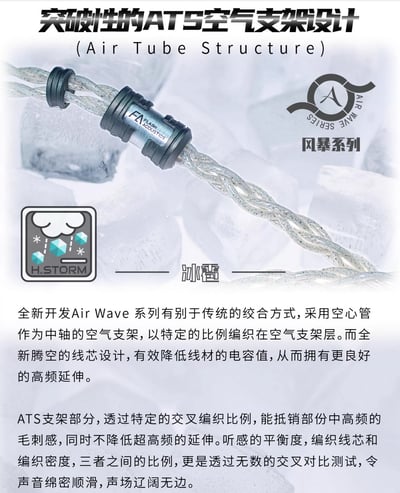 Flash Acoustics 冰雹 Hailstorm 耳機升級線｜重新定義監聽標準 × 空氣支架結構 × 雙國頂級導體6