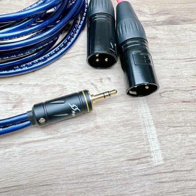 大力揚 Power Praise CAB197 日本鐵三角 TD04-0501 3.5mm立體 轉 XLR 3PIN 公 轉接線3