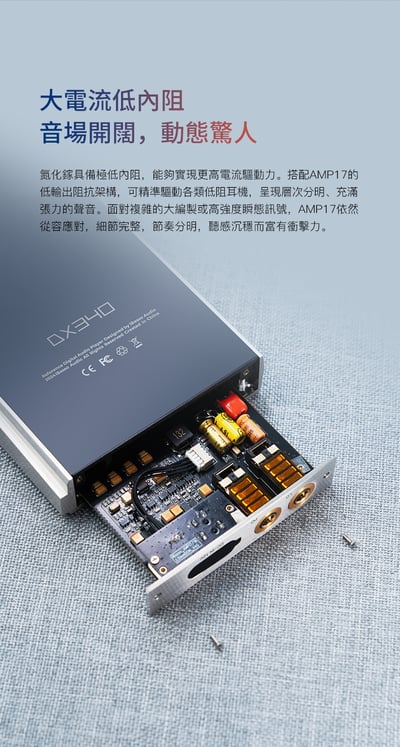 iBasso Audio AMP17 氮化鎵晶體管分立元件平衡耳放卡｜旗艦級便攜聲學革新4