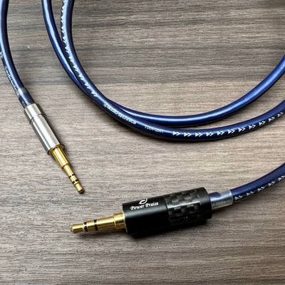 大力揚 Power Praise CAB124 日本鐵三角Audio-technica 3.5MM 轉2.5MM 加長頭 (無卡筍) 耳機升級線2