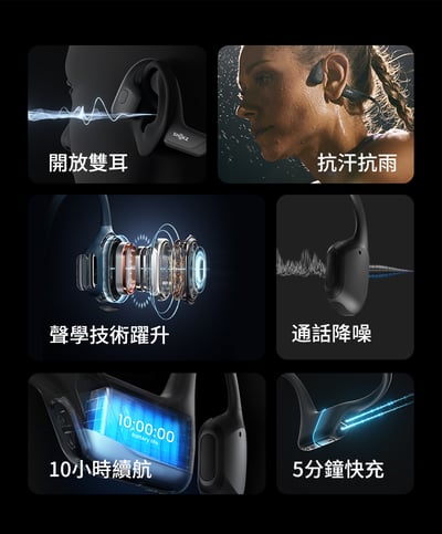 【SHOKZ】OPENRUN PRO 骨傳導藍牙運動耳機(S810)3
