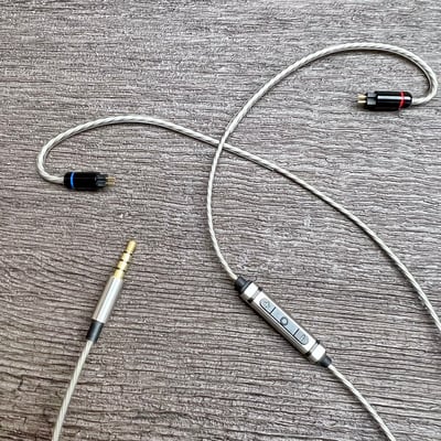 大力揚 Power Praise Voca S 入耳式耳機專用升級線（線控含麥克風）｜OFC鍍銀 清晰人聲‧穩定傳輸3