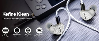 KEFINE Klean SV 銀色版 入耳式耳機 類鑽碳振膜技術｜細節與厚度兼顧，聽出喜歡的音樂表情 🎧3