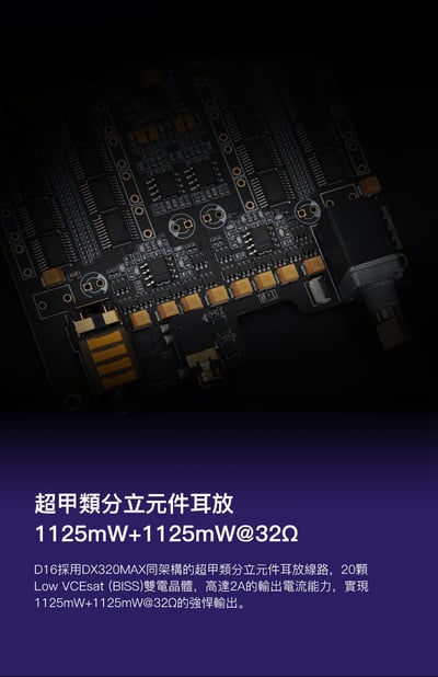 iBasso Audio D16 TAIPAN 隨身1bit分離元件USB DAC 解碼耳擴7