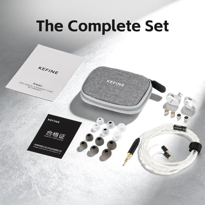 KEFINE Klean SV 銀色版 入耳式耳機 類鑽碳振膜技術｜細節與厚度兼顧，聽出喜歡的音樂表情 🎧13
