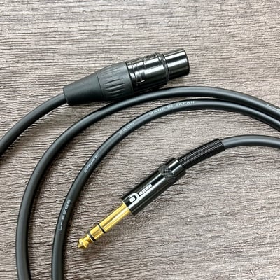 Power Praise 大力揚 CAB203 Canare L-4E6S 6.3mm公 TS TRS 轉 XLR 3PIN 母 訊號線 TRS XLR mic線 樂器線 混音機 麥克風線 屏蔽4