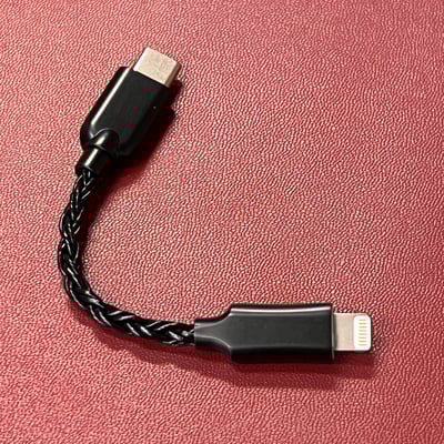 KUANG PAI 狂派 Lightning 轉TYPE C 單晶銅鍍銀線 W2 RU6 Colibri mojo2 適用1