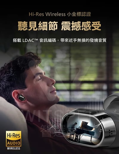 Philips Fidelio T2 主動降噪真無線藍牙耳機丨極致聽感 執著於音7