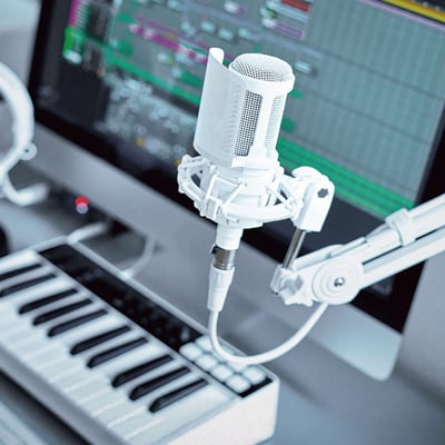 Audio-technica 日本鐵三角 AT2020 CWH 白色 心形指向性電容型麥克風9