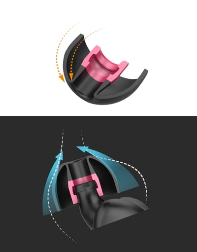 韓國 UCOTECH UCOFIT 矽膠耳塞 完美的配戴感與舒適度 提供橢圓形 & 圓形不同版本5