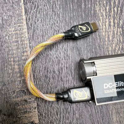 大力揚 Power Praise AGC 鍍金/鍍銀/單晶銅混編 USB 數位升級線 A公 Type C Micro 小尾巴升級線7