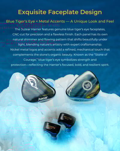 JUZEAR Harrier 冒險者 九單元混合架構 入耳式耳機 0.78雙針 可換插頭4