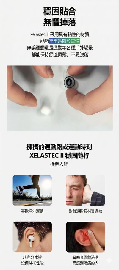 AZLA SednaEarfit XELASTEC II AirPods Pro 3 專用耳塞套 全新升級登場11