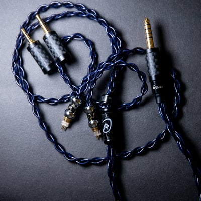 大力揚 Power Praise 星弦 8芯 (Hoshi no Gen) 耳機升級線 單晶純銀/李茲9