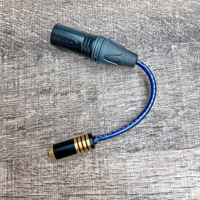 大力揚 Power Praise CAB145/0.15 鐵三角TD04-0501 單4pin XLR公 平衡 轉 4.4mm平衡母座 適用HA-1 U-052