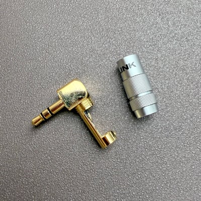 雅高聆 ACROLINK FP-3.5L 3.5mm TRS L式鍍金焊接頭｜7mm 出線孔2