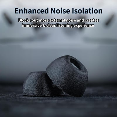 Comply TrueGrip MAX AirPods Pro 3 專用記憶海綿耳塞 TGMax APP 3｜穩定貼合×長時間舒適升級4