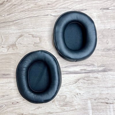 HP-MSR7-VP-GL 日本鐵三角 ATH-MSR7 CD900ST 副廠 小羊皮 立體縫制 耳罩一對 80*95mm2