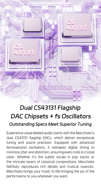 iBasso Jr. 瑪奇朵 Macchiato 隨身HiFi USB DAC 小尾巴｜雙CS43131旗艦DAC × 麥克風支援 × 8段PEQ調音神器9