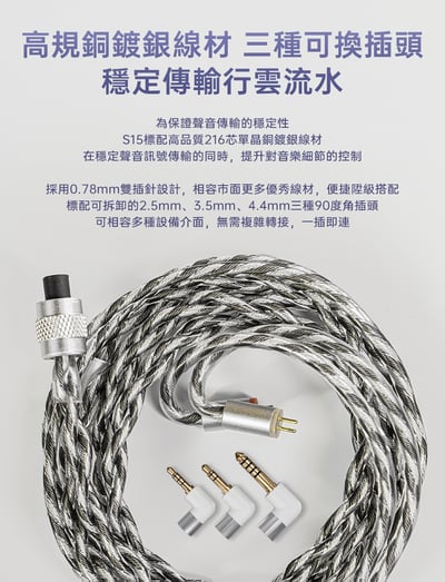 LETSHUOER 鑠耳 S15 平面雙後腔振膜+R-Sonic被動濾波器 耳道式耳機9