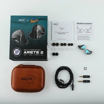 ZiiGaat x Fresh Reviews Arete II 第二代 1DD+4BA 混合單元入耳式耳機｜可切換低頻模式4