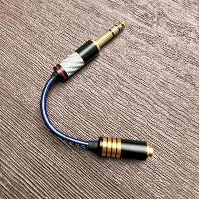 大力揚 Power Praise CAB204 高阻抗轉接線 6.3mm公轉4.4mm母 使用日本鐵三角線基制作3