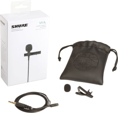 美國 SHURE MVL 全向性電容式領夾錄音麥克風 iOS/ Android 保固一年 3.5MM TRRS接頭6
