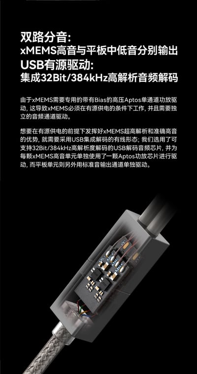 MoonDrop 水月雨 CONCERTO 協奏曲 USB-C 超線性平板單元 入耳式耳機 耳道式6