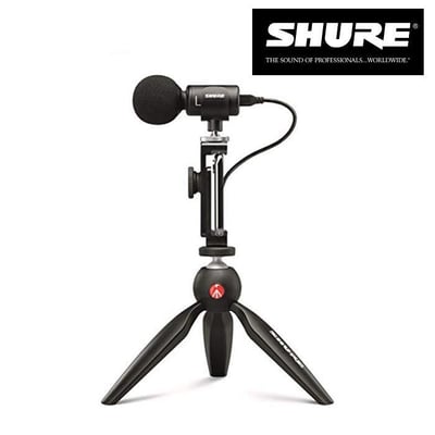 美國 SHURE MV88+ video Kit 直播專用 錄音套裝 多指向性收音 IOS/ Android 保固一年1