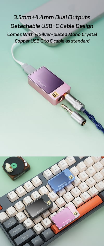 iBasso Jr. 瑪奇朵 Macchiato 隨身HiFi USB DAC 小尾巴｜雙CS43131旗艦DAC × 麥克風支援 × 8段PEQ調音神器11