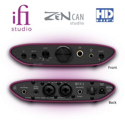 iFi Audio ZEN CAN Studio 專為混音、監聽和母帶處理而設計的高性能耳機放大器 雙11加購優惠5