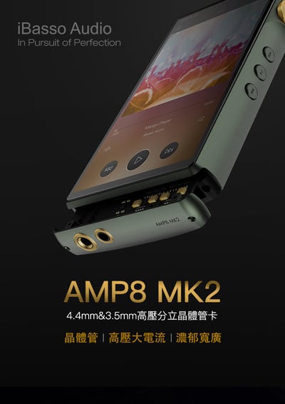 iBasso Audio AMP8 MK2 預購 DX240 專用 4.4mm & 3.5mm 高壓分立晶體管卡2