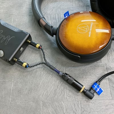 大力揚 Power Praise x 日本鐵三角 CAB165 Mojo / PHA-3 專用轉接線 雙3.5mm立體 轉 4.4mm平衡母座 線身6