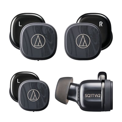 Audio-Technica 日本鐵三角ATH-SQ1TW2 BW/GY 真無線藍牙耳機 獨一無二的咖啡藝術花紋限定色10