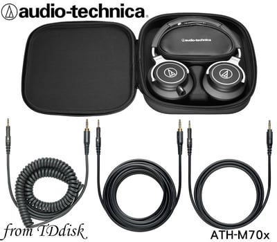 Audio-technica ATH-M70x 日本鐵三角 專業型監聽耳機 台灣鐵三角公司貨4