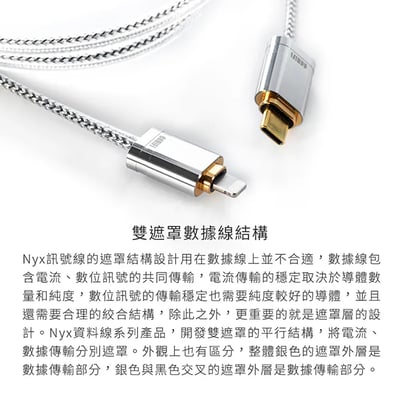 ddHiFi MFi09S Lightning 轉 Type-C OTG 線｜雙遮罩結構 音質穩定升級4