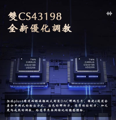 KUANG PAI 狂派Plus4 隨身hifi解碼耳放DAC轉3.5/2.5/4.4平衡 隨身DAC CS431983