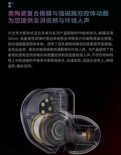 興戈 SIMGOT EW300 DSP版 三合一混合架構Type-C 入耳式耳機 ｜手機直連也能聽見完整細節6