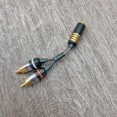 大力揚 Power Prais CAB144 維納斯 Venus RCA立體公 轉 4.4mm 平衡母座 使用日本鐵三角線身制作2