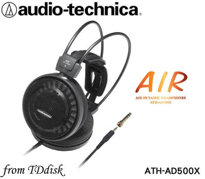 Audio-technica 日本鐵三角 ATH-AD500X 開放耳罩式耳機 鐵三角公司貨,保固一年2