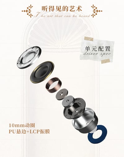 ARTPICAL Raphael 拉斐爾 入耳式耳機｜10mm 動圈・羽翼造型・附 3.5／4.4／Type-C 替換插頭｜把羽翼的細緻，戴進日常聆聽 🎧7