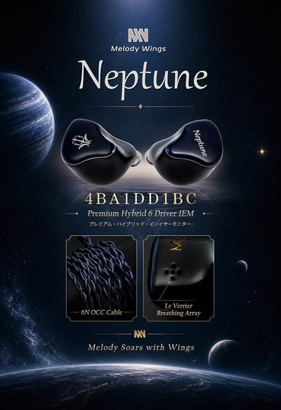 Melody Wings Neptune 海王星 六單元混合式入耳耳機 骨傳導三分頻架構｜如果你喜歡低頻有氣勢、聲場有規模感，這副會比單純追求解析更有吸引力 🌊🎧15