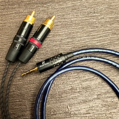 大力揚 Power Praise CAB104 日本鐵三角Audio-technica TD04-0501 立體3.5mm 轉 RCA轉接線2