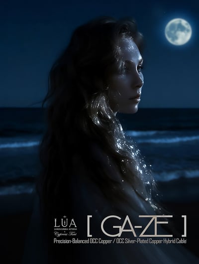 LUA GA-ZE 凝視｜OCC銅銀混編 耳機升級線・愛爾蘭的永恆之歌 GAZE18