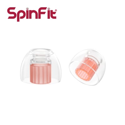 SpinFit W1矽膠耳塞 一對二入 , 雙層WAVE管芯13