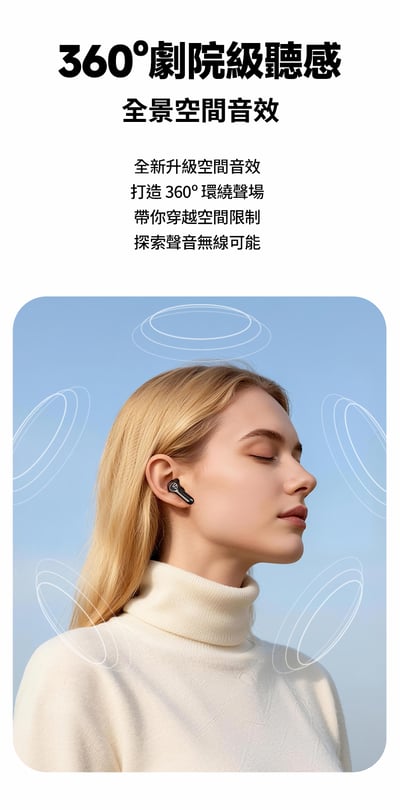 SOUNDPEATS Air6 HS 半入耳式藍牙耳機｜13mm 三磁複合動圈，日常聆聽輕鬆又有活力 🎧14