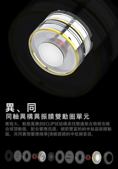 DUNU DK-6 (VULKAN) 6單元圈鐵混合 入耳式耳機6