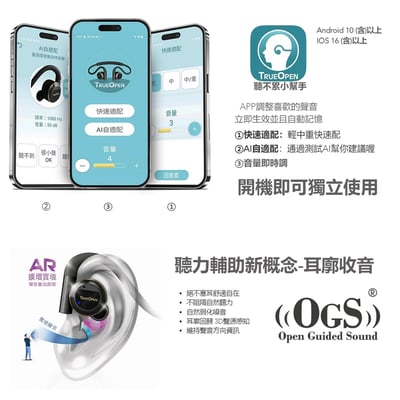 ToPlay 聽不累® TrueOpen HL268 聽力擴增器3